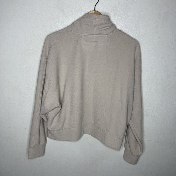 Danskin Cowl Neck Beige Sweatshirt Athleisure Women's Medium Sweater Pullover - Picture 6 of 10